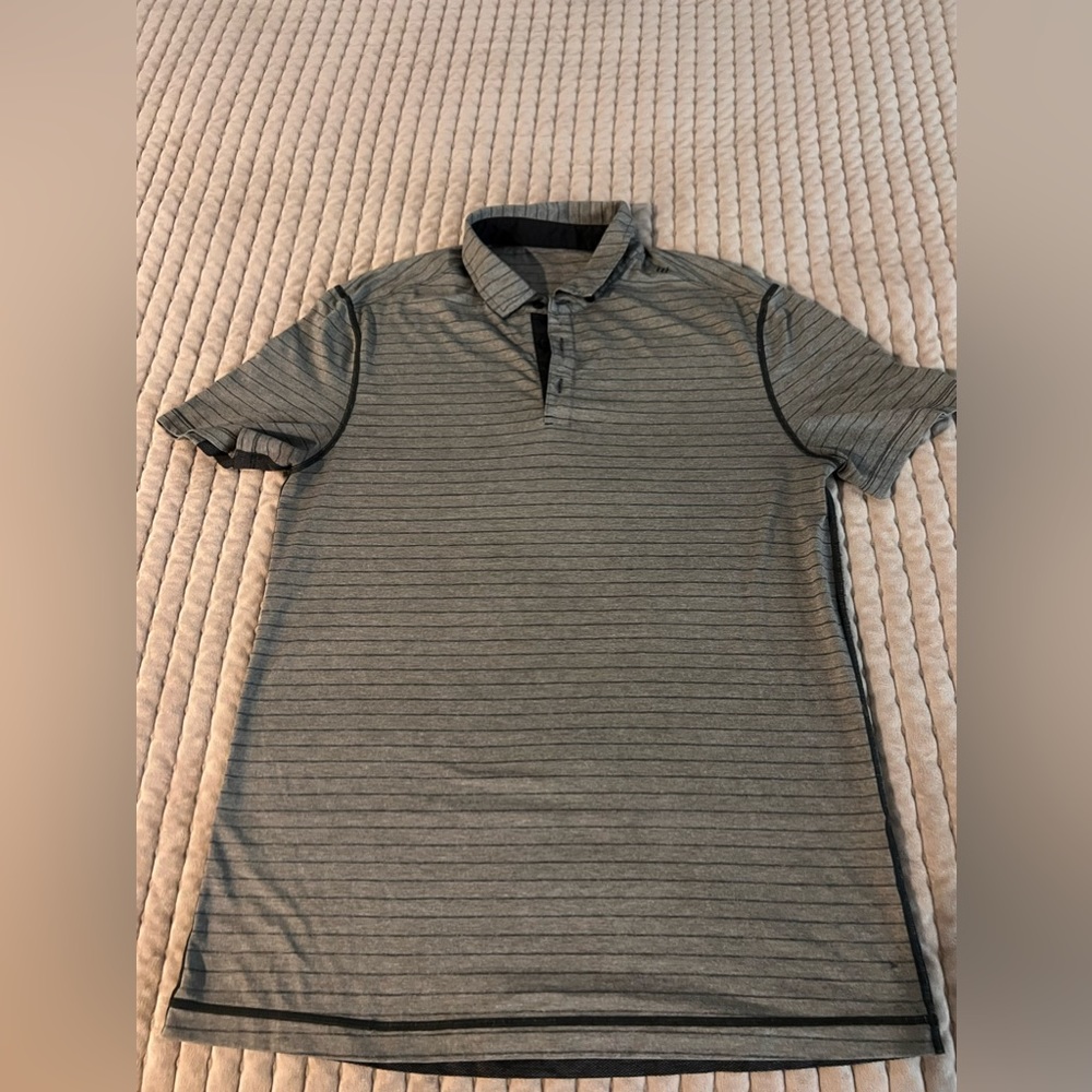 Lululemon Athletic Vent T-Shirt Mens Size Medium Blue Mint Green Activewear